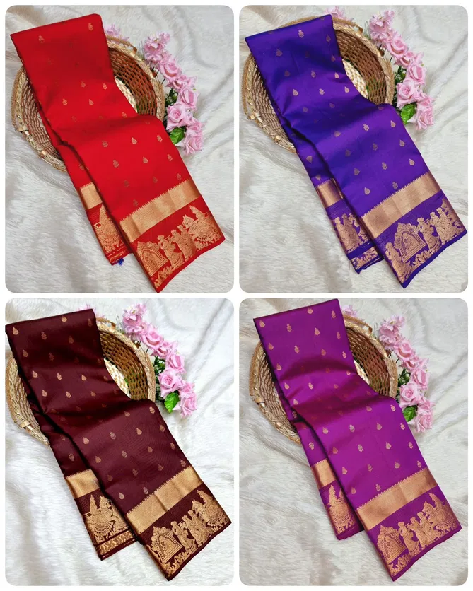 Palkhi 3 By Aab Art Silk Jacquard Border Wedding Wear Saree Orders In India